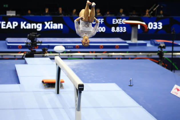 October 19, 2026, Rotterdam, Netherlands: MAIANA PRAT of Team France performs on the Balance Beam during the Women s Qualification subdivision 6 10 of the 54th Artistic Gymnastics World Championships at the Ahoy Arena in Rotterdam, Netherlands. Rotterdam Netherlands - ZUMAc179 20261019_zep_c179_017 Copyright: xMickaelxChavetx