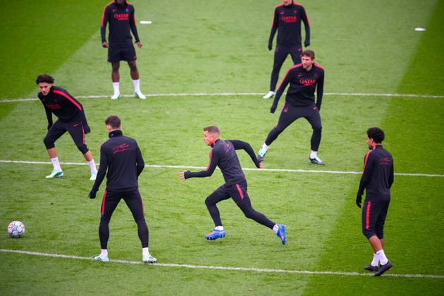Football, Champions League, Paris Saint-Germain, Training