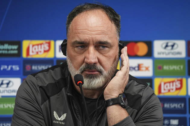 Football, Champions League, Slavia Prague, press conference