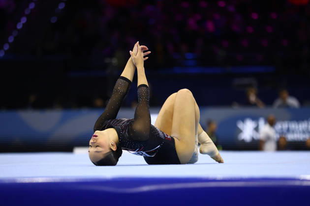 October 19, 2026, Rotterdam, Netherlands: LIA GRACE REDICK of Team Canada competes in the Floor Exercise of the Women s Qualification of the 54th Artistic Gymnastics World Championships at the Ahoy Arena in Rotterdam, Netherlands. Artistic Gymnastics 2026: World Championships - ZUMAc179 20261019_zep_c179_071 Copyright: xMickaelxChavetx