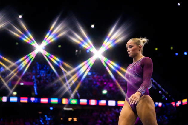 261019 Editor s note: An on-camera star filter was used to create this photo. Ruby Evans of Great Britain competes in the women s vault qualifiers during day three of the 2026 Artistic Gymnastics World Championships on October 19, 2026 in Rotterdam. Photo by Joel Marklund, BILDBYRÅN, code JM JM0860. bbeng, artistic gymnastics, gymnastics, World Championships, women’s artistic gymnastics, women’s gymnastics, World Championships, women’s artistic gymnastics, women’s gymnastics, World Championships  Copyright: JOELxMARKLUND BB261019JM093