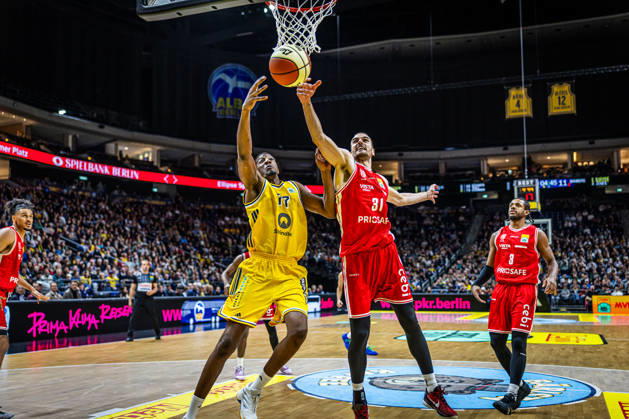 Basketball Berlin, October 19, 2026; 2026–2027 Season; Netto BBL Cup Round of 16; Alba Berlin; BMA365; Bamberg Baskets; Yankuba Sima; Alba Berlin, No. 77; Daniel Keppeler; Bamberg, No. 31