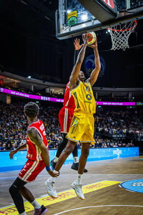 Basketball Berlin, October 19, 2026; 2026–2027 Season; Netto BBL Cup Round of 16; Alba Berlin; BMA365; Bamberg Baskets; Yankuba Sima; Alba Berlin, No. 77