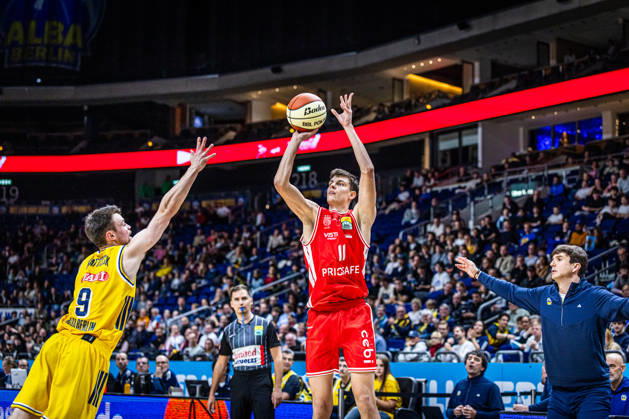 Basketball Berlin, October 19, 2026; 2026–2027 Season; Netto BBL Cup Round of 16; Alba Berlin; BMA365; Bamberg Baskets; Richard Balint; Bamberg, No. 11