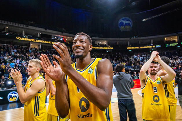 Basketball Berlin, October 19, 2026; 2026–2027 Season; Netto BBL Cup Round of 16; Alba Berlin; BMA365; Bamberg Baskets; Yankuba Sima; Alba Berlin, No. 77