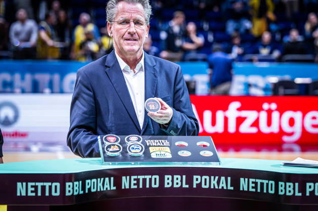 Basketball Berlin, October 19, 2026; 2026–2027 Season; Netto BBL Cup Round of 16; Alba Berlin; BMA365; Bamberg Baskets; Quarterfinal Draw