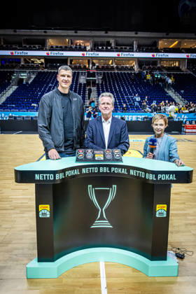 Basketball Berlin, October 19, 2026; 2026–2027 Season; Netto BBL Cup Round of 16; Alba Berlin; BMA365; Bamberg Baskets; Quarterfinal Draw