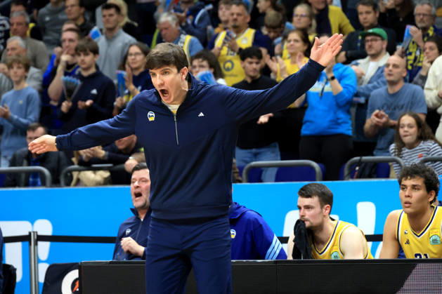 October 19, 2026, Germany, GER, DEU, Basketball, BBL Cup, Day 1, 2026–2027 Season, Berlin, ALBA Berlin vs. Bamberg HEAD COACH Pedro Calles ALBA Berlin nordphoto GmbH Engler Berlin Uber Arena Berlin Germany Copyright: xNordphotox xEnglerx