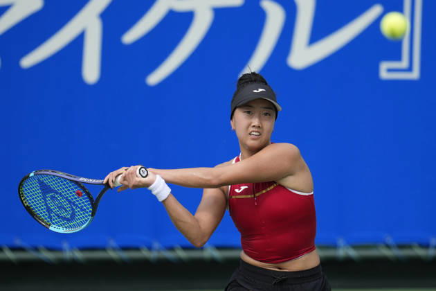 WTA, Tennis Damen Kinoshita Group Japan Open - Day 2 Ann Li of the United States plays during her round of 32 singles match against Emerson Jones of Australia at the 2026 Kinoshita Group Japan Open Women s tennis tournament at Utsubo Tennis Center in Osaka, Japan, on October 20, 2026. Osaka Japan  Copyright: xOwenxHammondx originalFilename:hammond-2026kino261020_npQA7.jpg