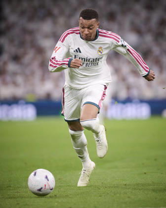LaLiga - Real Madrid CF v Sevilla FC Real Madrid CF’s Kylian Mbappe during La Liga match. October 18 ,2026. Photo by Ropero AlterPhotos ABACAPRESS.COM Madrid Madrid Spain Copyright: xRopero AlterPhotos ABACAx