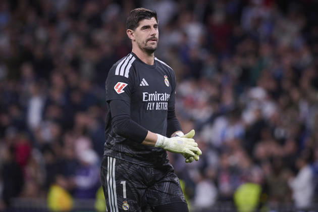 LaLiga - Real Madrid CF v Sevilla FC Real Madrid CF’s Thibaut Courtois during La Liga match. October 18 ,2026. Photo by Ropero AlterPhotos ABACAPRESS.COM Madrid Madrid Spain Copyright: xRopero AlterPhotos ABACAx