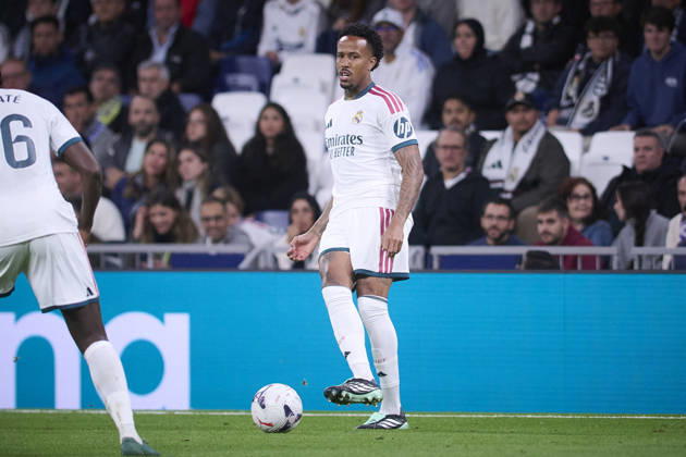 LaLiga - Real Madrid CF v Sevilla FC Real Madrid CF’s Eder Militao returns from injury after six months during La Liga match. October 18 ,2026. Photo by Ropero AlterPhotos ABACAPRESS.COM Madrid Madrid Spain Copyright: xRopero AlterPhotos ABACAx