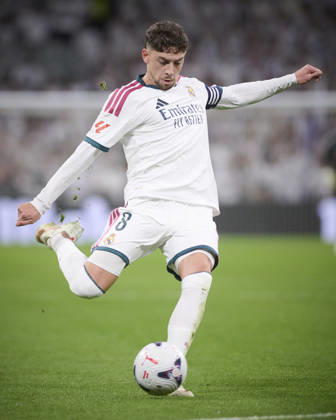 LaLiga - Real Madrid CF v Sevilla FC Real Madrid CF’s Fede Valverde during La Liga match. October 18 ,2026. Photo by Ropero AlterPhotos ABACAPRESS.COM Madrid Madrid Spain Copyright: xRopero AlterPhotos ABACAx