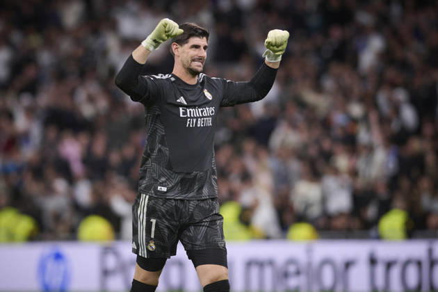 LaLiga - Real Madrid CF v Sevilla FC Real Madrid CF’s Thibaut Courtois during La Liga match. October 18 ,2026. Photo by Ropero AlterPhotos ABACAPRESS.COM Madrid Madrid Spain Copyright: xRopero AlterPhotos ABACAx