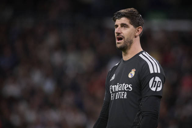 LaLiga - Real Madrid CF v Sevilla FC Real Madrid CF’s Thibaut Courtois during La Liga match. October 18 ,2026. Photo by Ropero AlterPhotos ABACAPRESS.COM Madrid Madrid Spain Copyright: xRopero AlterPhotos ABACAx