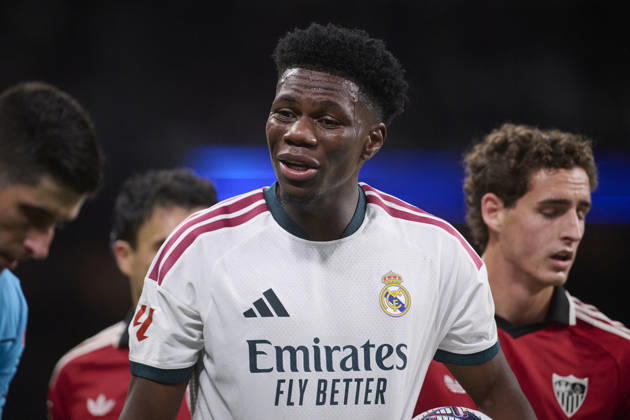LaLiga - Real Madrid CF v Sevilla FC Real Madrid CF’s Aurelien Tchouameni dejected during La Liga match. October 18 ,2026. Photo by Ropero AlterPhotos ABACAPRESS.COM Madrid Madrid Spain Copyright: xRopero AlterPhotos ABACAx