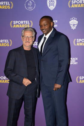 SPORTEL AWARDS MONACO 2026 Jean Luc Ettori and Steve Mandanda attend Sportel Awards Ceremony on October 19, 2026 in Monte-Carlo, Monaco, Credit:thierry carpico Avalon  Copyright: xthierryxcarpicox xAvalonx 1144985082