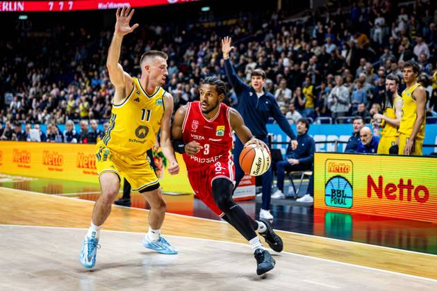 Basketball Berlin, October 19, 2026; 2026–2027 Season; Netto BBL Cup Round of 16; Alba Berlin; BMA365; Bamberg Baskets; Quarterfinal Draw; Jordan Wright (Bamberg, No. 03); Joe Wieskamp (Alba Berlin, No. 11)