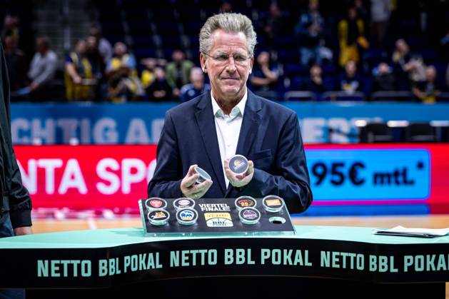 Basketball Berlin, October 19, 2026; 2026–2027 Season; Netto BBL Cup Round of 16; Alba Berlin; BMA365; Bamberg Baskets; Quarterfinal Draw; Dr. Stefan Holz; Frankfurt
