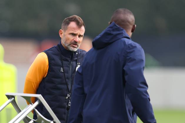 Club s head coach Ivan Leko pictured during a training session of Belgian soccer team Club Brugge KV, Tuesday 20 October 2026 in Knokke-Heist. Club is preparing for the third game in the UEFA Champions League league phase against French team Racing Club de Lens tomorrow. BRUNOxFAHY  x190373939x