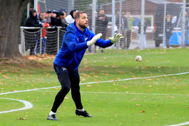October 20, 2026, Germany, Soccer, 2. Bundesliga, 2026–2027 season, Sportforum, Hertha BSC, Training: Marius Gersbeck, Hertha BSC Berlin 35, 2nd Division, DFB and DFL regulations prohibit any use of photographs as image sequences and or quasi-video. nordphoto GmbH, Engler, Berlin, Sportforum, Berlin, Germany Copyright: xNordphotox xEnglerx