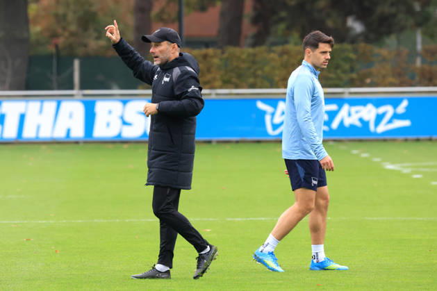 October 20, 2026, Germany, Soccer, 2. Bundesliga, 2026–2027 season, Sportforum, Hertha BSC, Head Coach Stefan Leitl leading Hertha BSC Berlin in training, Josip Brekalo of Hertha BSC Berlin, 7th Division, DFB and DFL regulations prohibit any use of photographs as image sequences and or quasi-video. nordphoto GmbH, Engler, Berlin, Sportforum, Berlin, Germany Copyright: xNordphotox xEnglerx