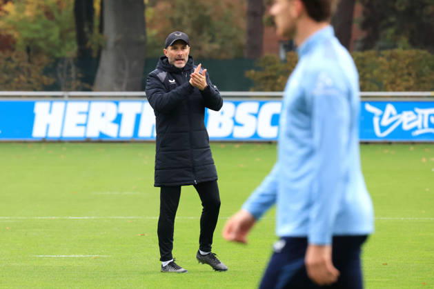 October 20, 2026, Germany, Soccer, 2. Bundesliga, 2026–2027 season, Sportforum, Hertha BSC, Head Coach Stefan Leitl leading a training session at Hertha BSC Berlin, 2nd Division. DFB and DFL regulations prohibit any use of photographs as image sequences and or quasi-video. nordphoto GmbH, Engler, Berlin, Sportforum, Berlin, Germany Copyright: xNordphotox xEnglerx