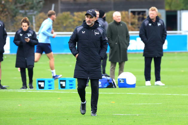 October 20, 2026, Germany, Soccer, 2. Bundesliga, 2026–2027 season, Sportforum, Hertha BSC, Head Coach Stefan Leitl leading training at Hertha BSC Berlin, 2nd Division. DFB and DFL regulations prohibit any use of photographs as image sequences and or quasi-video. nordphoto GmbH, Engler, Berlin, Sportforum, Berlin, Germany Copyright: xNordphotox xEnglerx