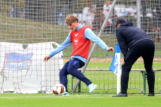 October 20, 2026, Germany, Soccer, 2. Bundesliga, 2026–2027 season, Sportforum, Hertha BSC, Training: Mayson Grothe, Hertha BSC Berlin 34, 2nd Division. DFB and DFL regulations prohibit any use of photographs as image sequences and or quasi-video. nordphoto GmbH, Engler, Berlin, Sportforum, Berlin, Germany Copyright: xNordphotox xEnglerx