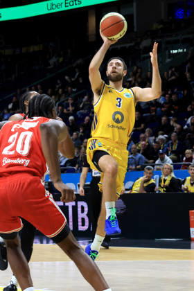 October 19, 2026, Germany, GER, DEU, Basketball, BBL Cup, Day 1, 2026–2027 Season, Berlin, ALBA Berlin vs. Bamberg JORDAN FORD ALBA Berlin 3 nordphoto GmbH Engler Berlin Uber Arena Berlin Germany Copyright: xNordphotox xEnglerx