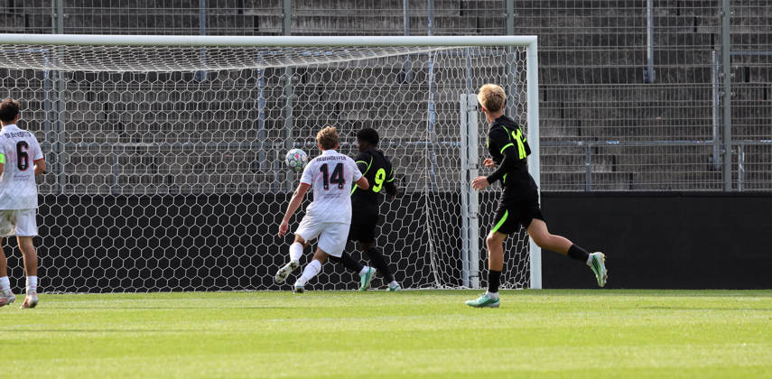 October 26, 2020 U19 VfB Stuttgart vs. U19 Atlético Madrid Germany, Stuttgart, October 20, 2026, Soccer, UEFA Youth League, 2026–2027 season, U19 VfB Stuttgart vs. U19 Atlético Madrid, Gabriel Obama, U19 Atlético Madrid, Goal 1, 2, Obama