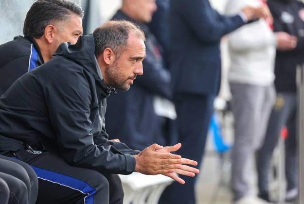 October 20, 2026, Stuttgart, U19 Champions League, 2026–2027 season, U19 Youth League: VfB Stuttgart vs. Atlético Madrid; Atlético Coach Pedro Moya