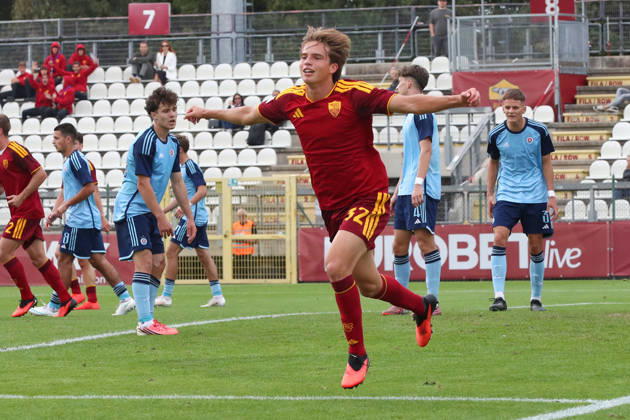 Football, UEFA Youth League, AS Roma v Slovan Bratislava