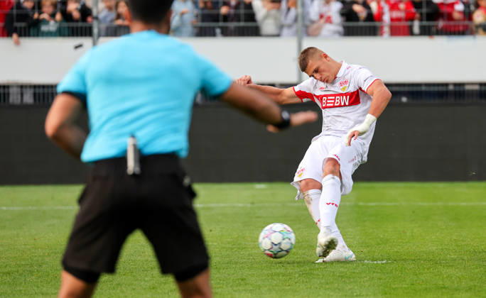 October 20, 2026, Stuttgart, U19 Champions League, 2026–2027 season, U19 Youth League: VfB Stuttgart vs. Atlético Madrid, 2–3, Goal scorer: Enis Redzepi (VfB)