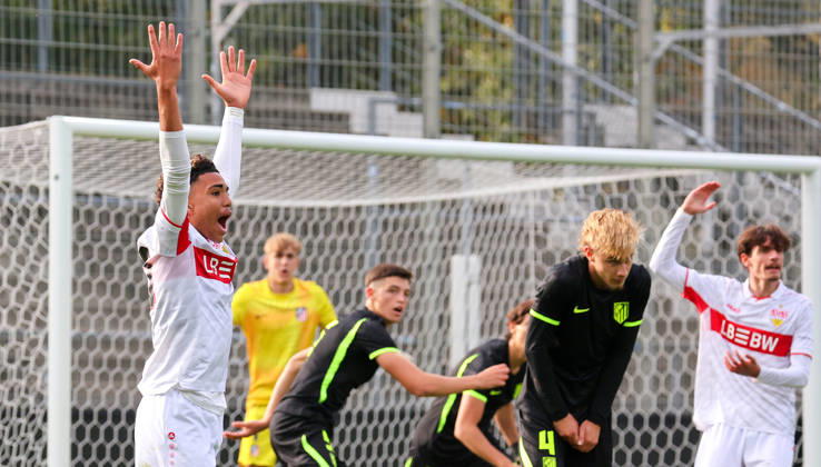 October 20, 2026, Stuttgart, U19 Champions League, 2026–2027 season, U19 Youth League: VfB Stuttgart vs. Atlético Madrid, Malik Mosrati (VfB)
