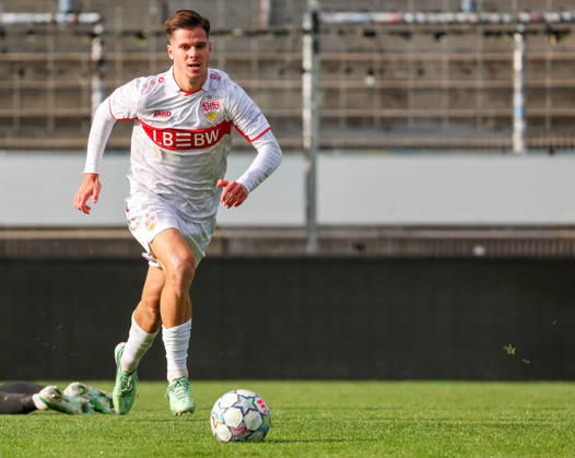 October 20, 2026, Stuttgart, U19 Champions League, 2026–2027 season, U19 Youth League: VfB Stuttgart vs. Atlético Madrid, Antonijo Zarrella (VfB)