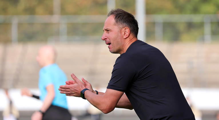 October 20, 2026, Stuttgart, U19 Champions League, 2026–2027 season, U19 Youth League: VfB Stuttgart vs. Atlético Madrid, VfB Coach Tobias Rathgeb
