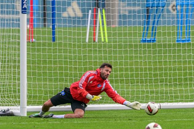 Daniel Heuer Fernandes, HSV in Action: Germany, Hamburg, Volksparkstadion, Soccer, Bundesliga 1, Hamburger SV Training Session