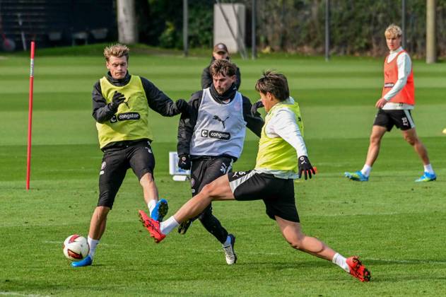 Football, 2nd Bundesliga, FC St. Pauli, training