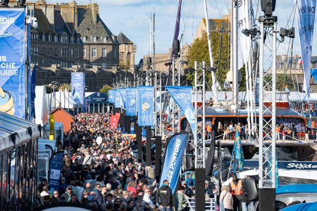 ROUTE DU RHUM PHOTOPQR OUEST FRANCE ELSA RANCEL OUEST-FRANCE ; SAINT-MALO ; 20 10 2026 ; ROUTE DU RHUM Ouverture du village de la Route du Rhum, à Saint-Malo (Ille-et-Vilaine), le 20 octobre 2026. 1,2 million de visiteurs sont attendus pour cette édition. Dans quelques jours, 118 skippers en solitaire sur leurs bateaux prendront le départ de la 13ème édition La Route du Rhum Destination Guadeloupe dont le départ sera donné au large de Saint-Malo le dimanche 1er novembre 2026 à 13h02. Photo : ELSA RANCEL OUEST-FRANCE SAINT-MALO; 20 10 2026 opening of the Route du Rhum race village. SAINT-MALO France Copyright: xPHOTOPQR OUESTxFRANCE MAXPPPxELSAxRANCELx xOUEST-FRANCEx 20261020OFR6837 20261020OFR6837