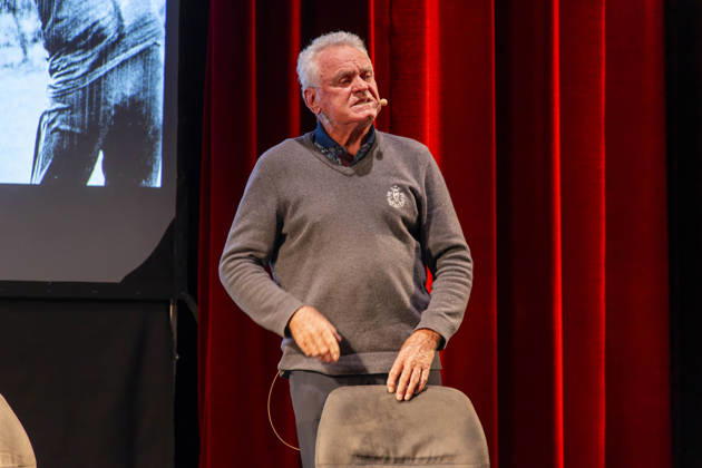 October 20, 2026, Mindelheim, Unterallgäu: Sepp Maier, the former goalkeeper for FC Bayern Munich, is going on tour with Sepp Maier Live, a show about his life as a soccer player, across the stages of Bavaria.
