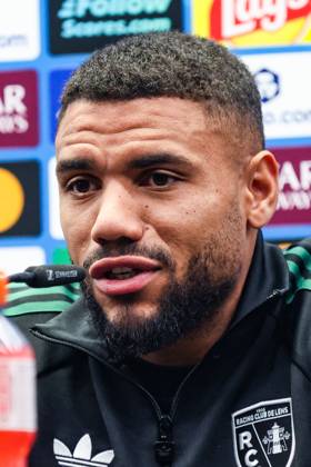 Lens Matthieu Udol is pictured during a press conference, PK, Pressekonferenz of French soccer team Racing Club de Lens, Tuesday 20 October 2026 in Brugge. The team is preparing for the third game in the UEFA Champions League league phase against Club Brugge tomorrow. BRUNOxFAHY  x190403750x