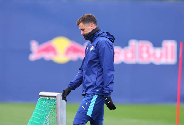 RB Leipzig Training: Champions League, Leipzig, October 20, 2026, RB Academy, UEFA Champions League, RB Leipzig s final training session the day before Real Madrid vs. RB Leipzig; pictured: Christoph Baumgartner, 14, RB Leipzig, Picture Point