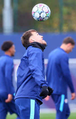 RB Leipzig Training: Champions League, Leipzig, October 20, 2026, RB Academy, UEFA Champions League, RB Leipzig s final training session the day before Real Madrid vs. RB Leipzig; pictured: Brajan Gruda, age 10, RB Leipzig, Picture Point