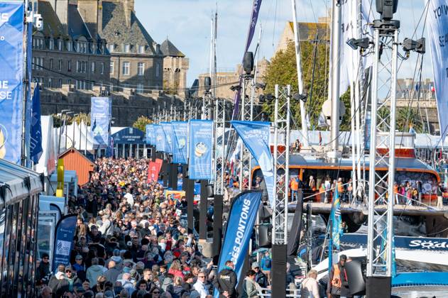 ROUTE DU RHUM PHOTOPQR OUEST FRANCE ELSA RANCEL OUEST-FRANCE ; SAINT-MALO ; 20 10 2026 ; ROUTE DU RHUM Ouverture du village de la Route du Rhum, à Saint-Malo (Ille-et-Vilaine), le 20 octobre 2026. 1,2 million de visiteurs sont attendus pour cette édition. Dans quelques jours, 118 skippers en solitaire sur leurs bateaux prendront le départ de la 13ème édition La Route du Rhum Destination Guadeloupe dont le départ sera donné au large de Saint-Malo le dimanche 1er novembre 2026 à 13h02. Photo : ELSA RANCEL OUEST-FRANCE SAINT-MALO; 20 10 2026 opening of the Route du Rhum race village. SAINT-MALO France Copyright: xPHOTOPQR OUESTxFRANCE MAXPPPxELSAxRANCELx xOUEST-FRANCEx 20261020OFR6880 20261020OFR6880