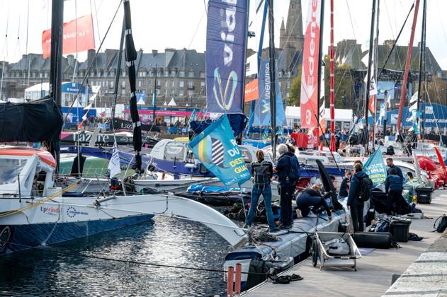 ROUTE DU RHUM PHOTOPQR OUEST FRANCE ELSA RANCEL OUEST-FRANCE ; SAINT-MALO ; 20 10 2026 ; ROUTE DU RHUM Ouverture du village de la Route du Rhum, à Saint-Malo (Ille-et-Vilaine), le 20 octobre 2026. 1,2 million de visiteurs sont attendus pour cette édition. Dans quelques jours, 118 skippers en solitaire sur leurs bateaux prendront le départ de la 13ème édition La Route du Rhum Destination Guadeloupe dont le départ sera donné au large de Saint-Malo le dimanche 1er novembre 2026 à 13h02. Photo : ELSA RANCEL OUEST-FRANCE SAINT-MALO; 20 10 2026 opening of the Route du Rhum race village. SAINT-MALO France Copyright: xPHOTOPQR OUESTxFRANCE MAXPPPxELSAxRANCELx xOUEST-FRANCEx 20261020OFR6888 20261020OFR6888