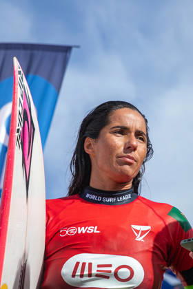 MEO Rip Curl Pro Portugal 2026, World Surf League Championship Tour Teresa Bonvalot competes during the MEO Rip Curl Pro Portugal 2026, a World Surf League Championship Tour event at Supertubos Beach in Peniche, Portugal, on October 20, 2026. Peniche Portugal  Copyright: xSergioxMendesx originalFilename:pereira-notitle261020_npReX.jpg