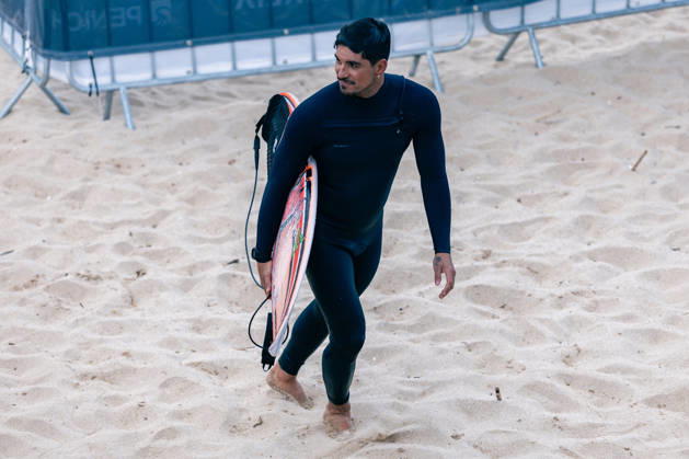 Meo Rip Curl Pro Portugal - Quarter Finals - Day 3 Gabriel Medina of Brazil is seen during the Meo Rip Curl Pro Portugal at Praia dos Supertubos in Peniche, Portugal, on October 20, 2026.  Copyright: xJoaoxRicox originalFilename:rico-meoripcu261020_npayv.jpg