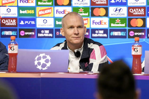 Football, Champions League, Aston Villa, press conference