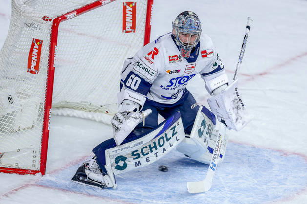 October 20, 2026, Ice Hockey, DEL, Kölner Haie vs. Schwenninger Wild Wings, Matchday 49, 2026–27 Season, Lanxess Arena, Cologne, Joacim Eriksson, SWW, 60, North Rhine-Westphalia, Germany